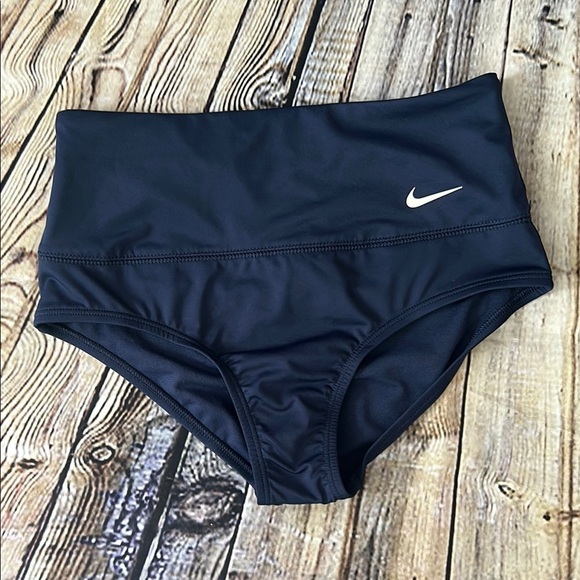Nike Other - Nike Navy Blue High-Waisted Swim Bottoms